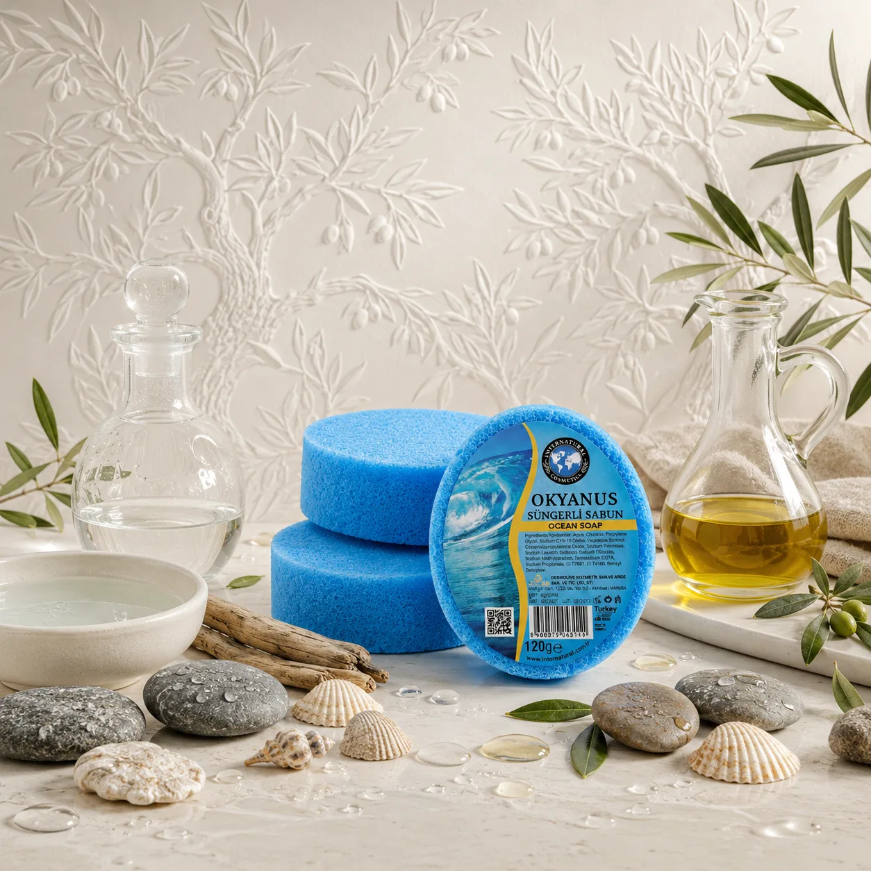 Internatural Kozmetik Okyanus Süngerli Bitkisel Sabun